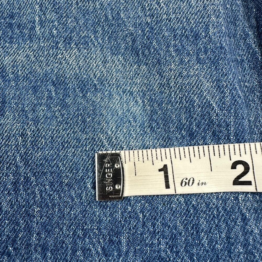 Madewell Jeans Women 30 Blue Perfect Vintage Wide Leg Crop Cresslow Wash Stretch - Picture 16 of 16